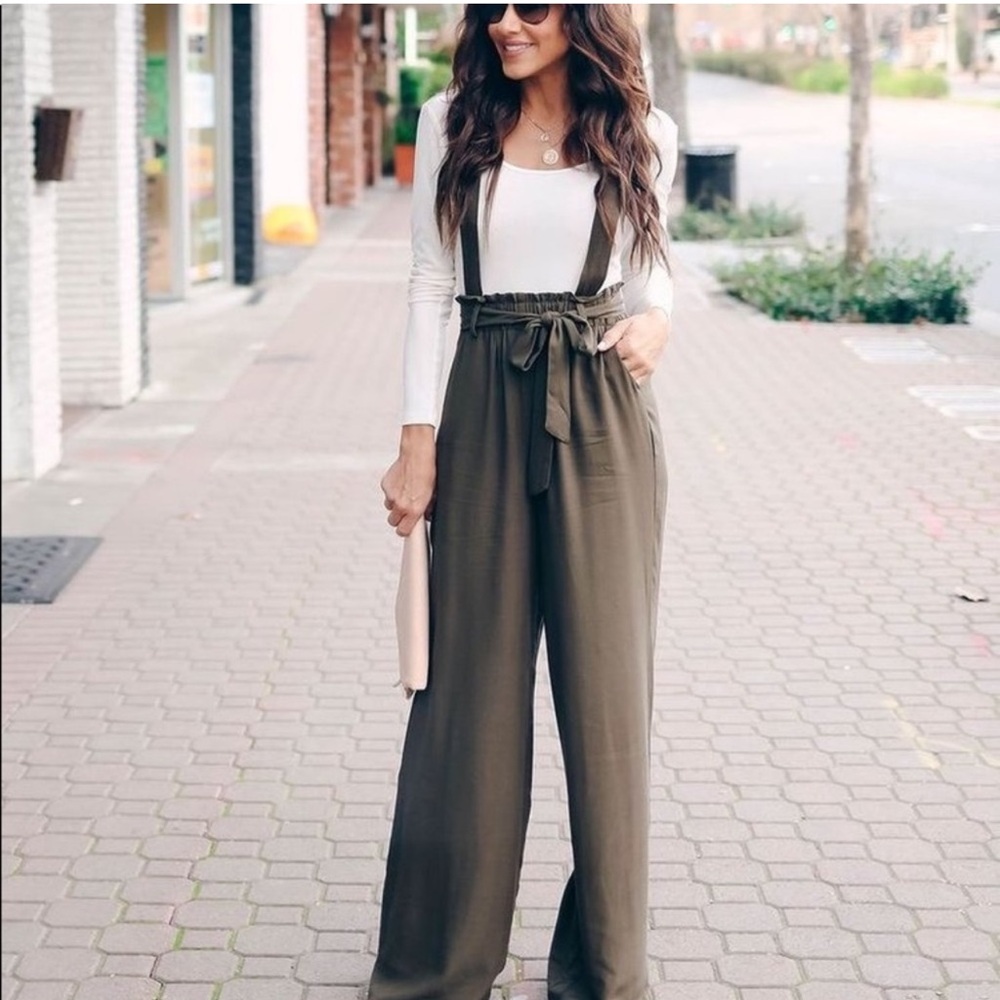 NWT! Olive Green Overall Trousers